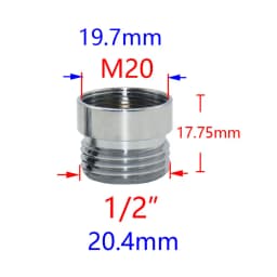 Brass 1/2" To M22 M24 M14 M20 Thread Connector Garden Household Faucet Adapter Durable Joint Coupler Fittings 1PC