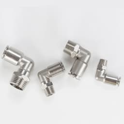 PL brass nickel-plated metal pneumatic connector 1/8" 1/4" 3/8" 1/2" external thread hose air compressor high pressure connector