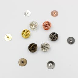 50Sets(Pin+ Back) Stabbing Brooch Pin Settings 10mm 15mm Flat Base Brooch Pins Butterfly Clasp DIY Jewelry Findings
