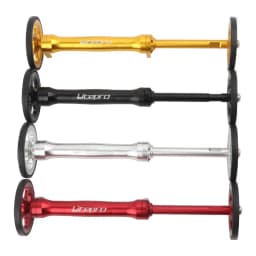 Litepro Extension Bar & Easywheel For brompton Rear Racks Block Telescopic Rod Easy Wheel 4 Colors