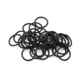 50pcs NBR O Ring Seal Gasket Thickness CS 1mm OD 3~50mm Nitrile Butadiene Rubber Spacer Oil Resistance Washer Round Shape Black