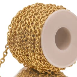 1 Meter Gold Width 5mm Stainless Steel Twist O-chain Bulk Textured Chunky Chains for Punk Rock Jewelry Making Wholesale