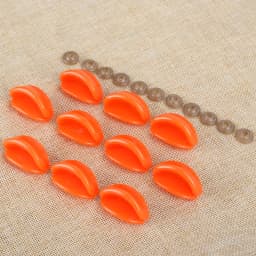 10Sets Duck Mouth Safety Mouth Dolls Toys Making Accessories for Stuffed Toys Snap Animal Scrapbooking Puppet Doll Craft Plastic