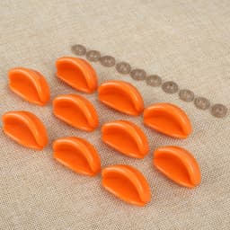 10Sets Duck Mouth Safety Mouth Dolls Toys Making Accessories for Stuffed Toys Snap Animal Scrapbooking Puppet Doll Craft Plastic