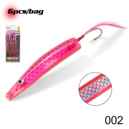 Hunthouse 6pcs/lot Fishing Spoon Lure Trolling Movement Lure 45mm/60mm Teaspoon Like Baits For Blue Saltwater Fish Tackle