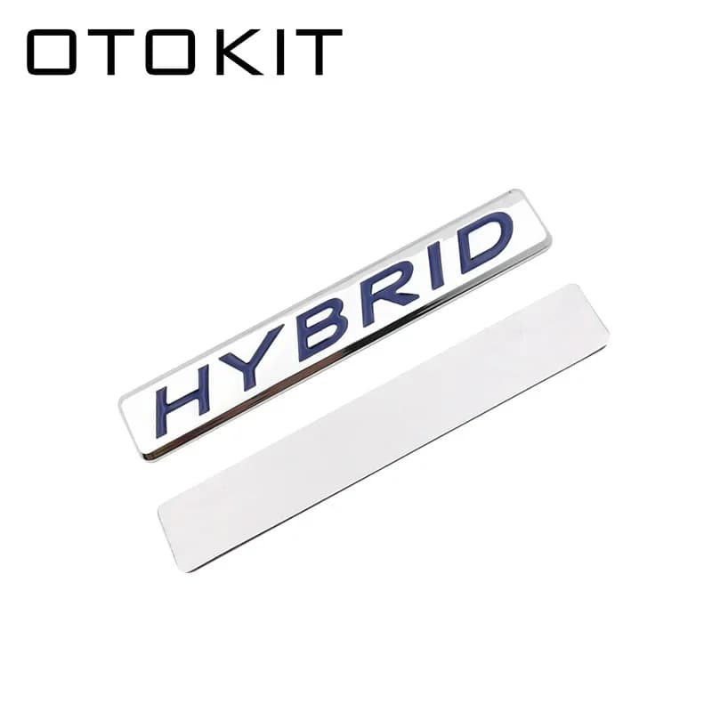 Car Sticker Auto Hybrid Logo Emblem Refitting Badge Decal For Toyota Nissan Camry Subaru Volkswagen golf Lexus BMW Audi Honda