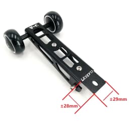 Litepro Folding Bike Easywheel For Birdy 2-3 Series Easy Wheel Aluminum Alloy Black Silver