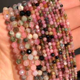 Natural Blue Sandstond 2/3/4mm Faceted Mineral Loose Beads for Jewelry Making DIY Christmas Gift Bracelets 15'' Tiny Stone