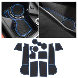 RUIYA for VW Golf 8 8.5 MK8 GTI GTE GTD 2020-2025 Car Door Groove Mat Anti-slip Slot Pad Auto Interior VW Golf 8 Accessories