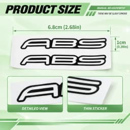 Motorcycle Fairing Front Fender ABS Stickers Decals Universal Fit For NINJA 300 400 Z650 ZZR1100 Z1000 H2 Z750 Z800 W800 Versys