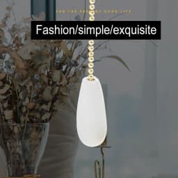 Ceiling Fan Chain Pulls Wooden Pull Chain Extension Pull Chain for Ceiling Light Lamp Fan Chain 6 Colors