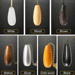 Ceiling Fan Chain Pulls Wooden Pull Chain Extension Pull Chain for Ceiling Light Lamp Fan Chain 6 Colors