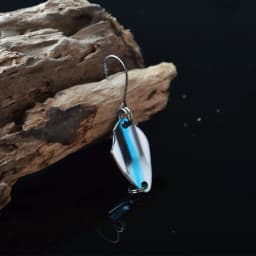 TOMA 10PCS Metal Spoon Baits Fishing Spinner Metal Lure Trout Spoon 2.5g 3.0g Wobbler Artificial Spoon Mini Fishing Bait