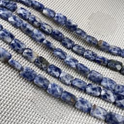 Natural Stone Crystal Agate Beaded Rectangle Faceted Turquoises Scattered Beads for Jewelry Making DIY Necklace Bracelet Gift