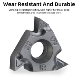16IR Thread Insert AG55 AG60 PRC KT930 H01 IC880 Carbide Insert CNC Turning Insert Slotting Thread Turning Tool for SNR Cutter