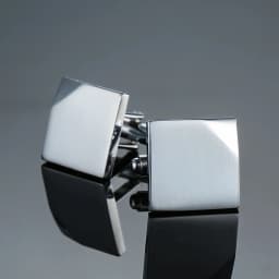 High quality hand polished laser metal Cufflinks Golden Silvery Black button Smooth textured cuffs French Cuff-links for men