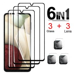 On for Samsung Galaxy A12 Camera Lens Film Screen Protectors Protective Glass for Samsung A 12 M 13 23 33 53 73 5G Tempered Glas