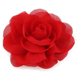 10pcs/lot 20colors 8.5cm Chiffon Petals Poppy Artificial Rolled Rose Fabric Flowers For Wedding Bridal Bouquets Decoration