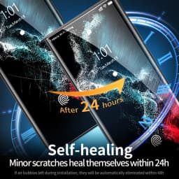 SmartDevil 2pcs Screen Protector for Samsung Galaxy S24 Ultra S25 S23 S25 Ultra Soft Hydrogel Film Full Glue Cover