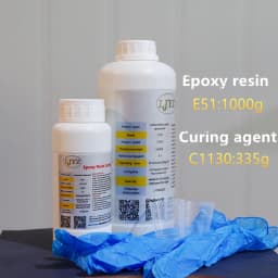 Carbon Fiber Resin Epoxy E51 3:1 AB Glue High Gloss Easy to Penetrate For Handmade DIY Carbon Fiber Surface Impregnating Glue