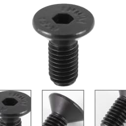 8Pcs MTB Bike Lock Shoe Cleat Mounting Screw for Shimano SPD Self-Locking Pedal Lock Steel Black