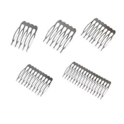 10pcs 5 8 10 12 14 16 18 Teeth Metal Hair Comb Brass For Clip Women Girl Bridal Ornament Jewelry Decorative Accessories Wedding