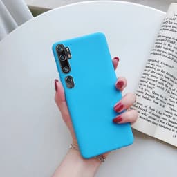 Case on For Xiomi Xiaomi Mi Note 10 Lite Pro Case Shockproof Bumper Soft Silicone TPU Phone Back Protector Cases Cover fundas