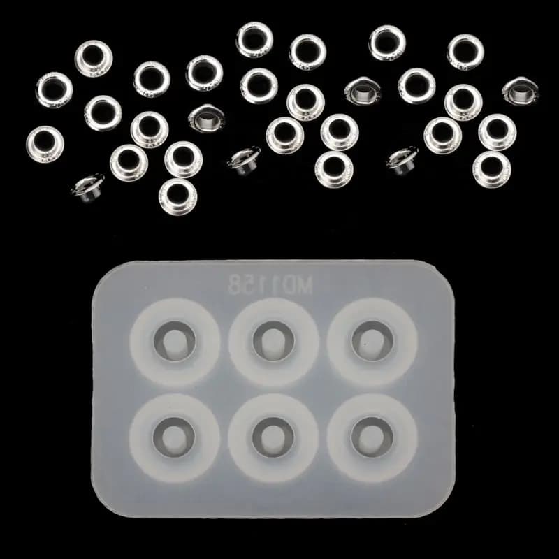 One Pack S925 Beads Cap Silicone Mold Kit Add-a-Bead Bracelet Beads Jewelry DIY