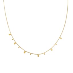 18K Gold Titanium Steel 316L Waterdrop Necklace Women Chain Choker Coin Pendant Necklaces Collar Jewelry