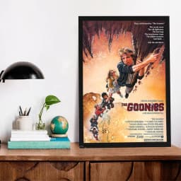 The Goonies Treasure Map Poster Vintage Art Print 1985 American Adventure Comedy Film Canvas Painting Retro Wall Picture Decor