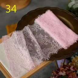 3meters/lot 20cm Width Fashion High Quality Handmade DIY Eyelash Lace Trimming, lace fabric