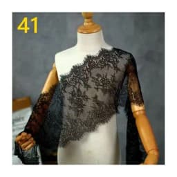 3meters/lot 20cm Width Fashion High Quality Handmade DIY Eyelash Lace Trimming, lace fabric