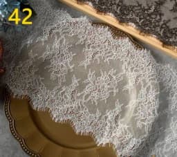 3meters/lot 20cm Width Fashion High Quality Handmade DIY Eyelash Lace Trimming, lace fabric