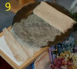 3meters/lot 20cm Width Fashion High Quality Handmade DIY Eyelash Lace Trimming, lace fabric