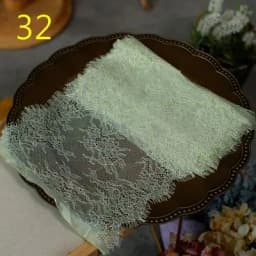 3meters/lot 20cm Width Fashion High Quality Handmade DIY Eyelash Lace Trimming, lace fabric