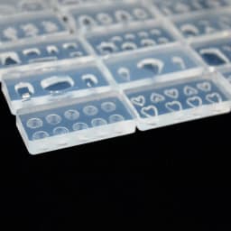 SNASAN Tiny Beads Pumpkin Heart Leaf Diamonds Nail Art Silicone Mould DIY Casting Mold Earrings UV Epoxy Resin Silicone Mold