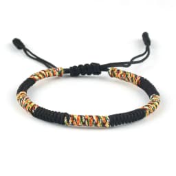 Men Bracelet Tibetan Buddhism Handmade Braided Adjustable King Kong Knot Rope Chain Bracelet Male Lucky National Style Jewelry