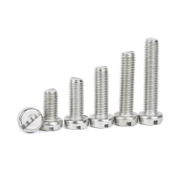 10pcs/lot M1.6 M2 M2.5 M3 M4 M5 M6 304 A2-70 Stainless Steel GB65 Slotted Cap Head Slot Column Round Cheese Head Screw Bolt