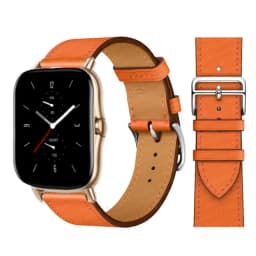 20mm/22mm Leather band For Amazfit GTS 4/3/2/2e/GTS2 Mini/GTR 4/3 pro/GTR2/2e/stratos 2/3 correa Bracelet Amazfit bip 6 5 strap