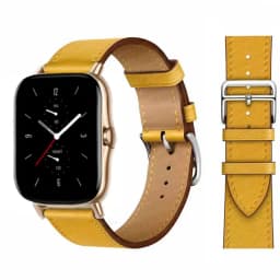 20mm/22mm Leather band For Amazfit GTS 4/3/2/2e/GTS2 Mini/GTR 4/3 pro/GTR2/2e/stratos 2/3 correa Bracelet Amazfit bip 6 5 strap