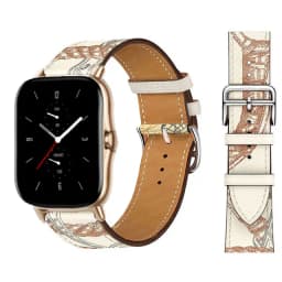 20mm/22mm Leather band For Amazfit GTS 4/3/2/2e/GTS2 Mini/GTR 4/3 pro/GTR2/2e/stratos 2/3 correa Bracelet Amazfit bip 6 5 strap