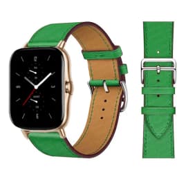 20mm/22mm Leather band For Amazfit GTS 4/3/2/2e/GTS2 Mini/GTR 4/3 pro/GTR2/2e/stratos 2/3 correa Bracelet Amazfit bip 6 5 strap