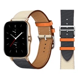 20mm/22mm Leather band For Amazfit GTS 4/3/2/2e/GTS2 Mini/GTR 4/3 pro/GTR2/2e/stratos 2/3 correa Bracelet Amazfit bip 6 5 strap