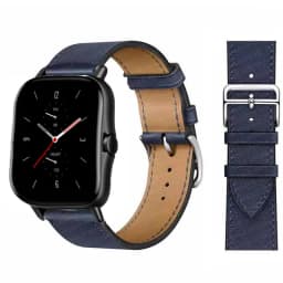 20mm/22mm Leather band For Amazfit GTS 4/3/2/2e/GTS2 Mini/GTR 4/3 pro/GTR2/2e/stratos 2/3 correa Bracelet Amazfit bip 6 5 strap