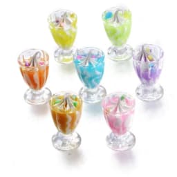 10PCS 8*34MM Cute Resin Bottle Charms Pendants Handmade Accessories Jewelry DIY Earring Necklace Keychain