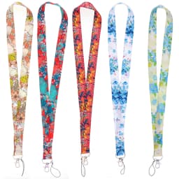 LB3010 Pink Love Neck Strap Lanyard for Key ID Card Cell Phone Straps USB Badge Holder DIY Neck Strap Hang Rope Rainbow Keychain