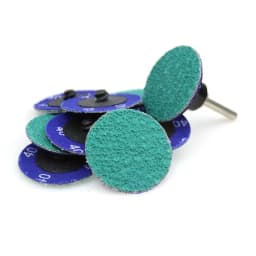 2 Inch 3M 577F Zirconia Quick Change Sanding Discs Roll Lock R-Type Sandpaper Abrasive Disc 50mm 1/4" Holder Paint Rust Removal