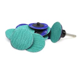 2 Inch 3M 577F Zirconia Quick Change Sanding Discs Roll Lock R-Type Sandpaper Abrasive Disc 50mm 1/4" Holder Paint Rust Removal