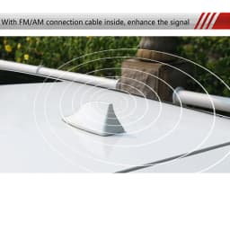 1x Car Shark Fin Radio Antenna For ford Focus 2 3 ST RS Fiesta Mondeo Tuga Ecosport Fusion