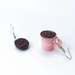 Women Earring Made Cute Girls Eardrop Funny Gift Sweet Handmade Cartoons Mini Fruit Drink Ham Sausage Toothpaste Shampoo